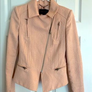 BCBG Maxazria BOE Moto zipfront jacket.